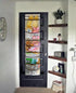 Hanging Shelves Over the Door Organizer Storage for Closet with 5 Pockets Organizer for Bedroom Bathroom, 1 Pack?White?...