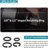 10 Sets of 1/2 inch & 3/8 inch Impact Wrench Retainer Rings with O-ring, Compatible With Electric Wrench/Pneumatic Wrench...