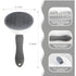 2pcs Dog Brush, Cat Brush, Dog Hair Brush, Pet Grooming Brush, Self-cleaning Slicker Brush ..AND.. Silicone Dog Bath Brush, Pet Hair Removal Tool ...