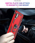 Military Grade Drop Impact for Samsung Galaxy Note 10 Plus Case 5G Metal Rotating Ring Kickstand Holder Magnetic Car Mount Armor Shockproof Case f...