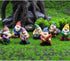 MAOMIA Miniature Gnome Figurines 6 Pcs Fairy Garden Gnome Statues Micro Landscape Decoration Plant Flower Pots Ornaments(Random 6...