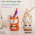 Mechanical Kitchen Timer, Cute Animal Timer for Kids, Wind Up 60 Minutes Manual Countdown Timer for Classroom, Home, Study and Cooking (Beige wolf...
