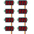 8Pcs Red 0.36 Inch DC LED Voltage Display Voltmeter Digital DC Meter Head Variable Power Display Digital Display Module...