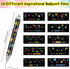 Gueevin 10 Pcs Inspirational Ballpoint Pens Motivational Quote Pens Retractable Funny Pens Black Ink Pen Set with Stylus Tip Colorful Metal Encour...