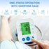 Blood Pressure Monitor Accurate Automatic Upper Arm High Blood Pressure Monitors Portable LCD Screen Powered by Battery with Adjustable Cuff and S...