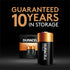 Duracell CR123A 3V Lithium Battery, 2 Count Pack, 123 3 Volt High Power Lithium Battery, Long-Lasting for Home Safety and Security Devices, High-I...