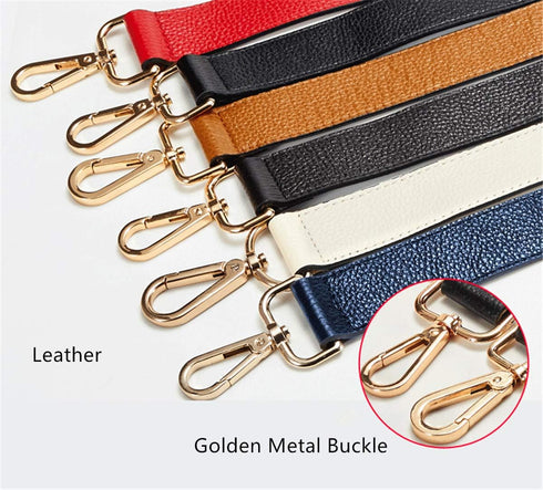 ESUPPORT Purse Straps Replacement Leather Handbags Shoulder Bag Wallet DIY 24.80 Inch Long (Black)...