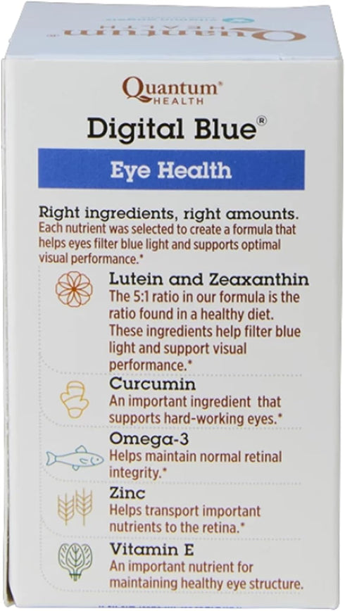 Quantum Health Digital Blue Eye Health, 60 Softgels...