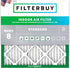Filterbuy 20x20x1 Air Filter MERV 8 Dust Defense (1-Pack), Pleated HVAC AC Furnace Air Filters Replacement (Actual Size: 19.50 x 19.50 x 0.75 Inch...