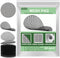 vensovo Mesh Pad for Flower Pots - 50 Pack 2 x 2 inch Bonsai Pot Bottom Grid Mat Mesh, Plant Drainage Mesh Screen with Hot Melt Edge, Round Plant ...