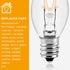 AMI PARTS 22002263 Dryer Light Bulb 10W 120V Fit for Whirlpool Replaces WP22002263 3406124 4344740 PS11739347 AP6006279 (2pcs)