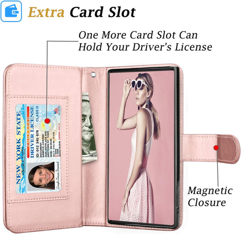 Takfox for Samsung Note 10 Plus Case Wallet, for Galaxy Note 10+ Plus 5G Phone Case PU Leather w 9 ID Credit Card Holder Slots Folio Flip Magnetic...