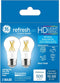 GE Refresh LED Light Bulbs, 60 Watt, Daylight, A15 Celling Fan Bulbs, Clear Finish (2 Pack)...