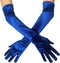 Super Long Opera Velvet Party Gloves 1920s Elbow Flapper Evening Banquet Gloves...