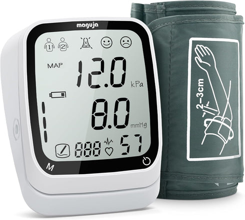 Arm Blood Pressure Monitor, maguja Blood Pressure Machine, BP Monitor Automatic Upper Arm with High Blood Pressure Cuff for Home Use...