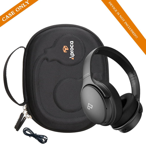 Aproca Black Hard Storage Case, for INFURTURE Active Noise Cancelling Headphones H1 Wireless Over Ear Bluetooth Headphones......