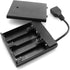 DGZZI USB Female Socket 4 AA Battery Case Box Holder with ON-Off Switch...