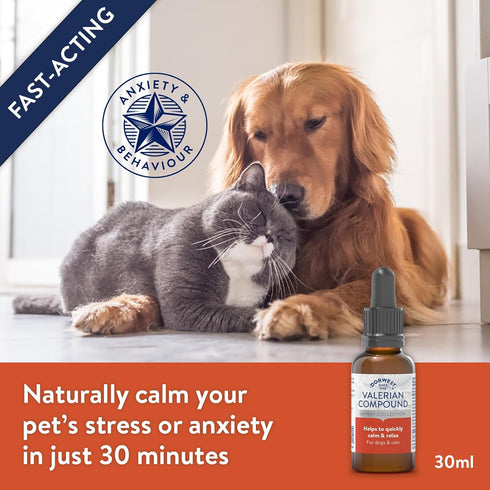 Organic Valerian Compound for Dogs and Cats 30 ml...