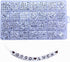 Amaney 810pcs 6x6mm Cube Acrylic Alphabet Letter Beads for Jewelry Making Bracelets Necklaces Key Chains...