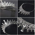 AOPRIE 1980s Tiaras and Crowns for Women Silver Princess Tiara for Little Girls Crystal Crowns and Tiaras Hair Accessories for Wedding Prom Bridal...