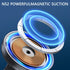 Car Mount Charger, Magnetic Wireless Auto Charger Quick Charge, Dashboard Windshield Phone Holder with Flexible Arm Suction Cup, 15W Quick Chargin...