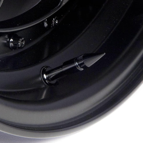 Circuit Performance VC6 Series Black Aluminum Valve Stem Caps (Set of 4)...