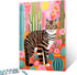 Paint by Number Cat Near Cactus DIY Painting On Canvas with Brushes Acrylic Paints Pop Art Style Graffiti Funny Kitten Paint by Numbers for Adults...