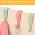 uxcell Over The Door Hook,4 Pack - Carbon Steel Cabinet Door Single Hooks, Metal Door Hanger for Home Kitchen Decoration (Green)...