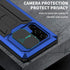 Samsung Galaxy S22 Ultra 5G 2022 Rugged case with Screen Protector Stand Camera Slide Cover for Samsung S22 Ultra Metal Military Sturdy Armour Sho...