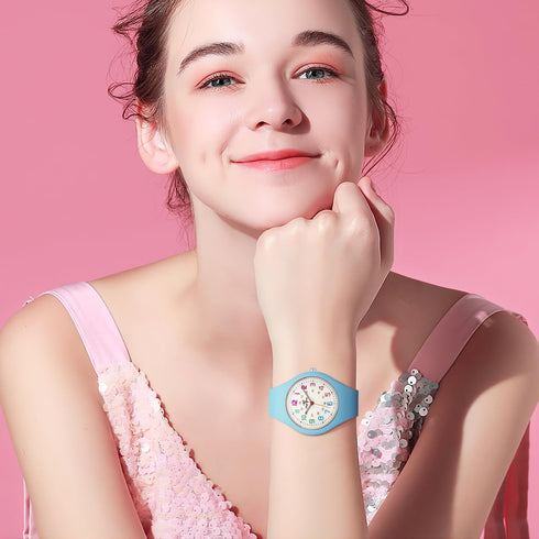 Nurse Watch for Men Women Silicone Analog Quartz Watch with Second Hand Luminous Watch for Women Wrist Watch Simple Casual Watch Easy to Read Wate...