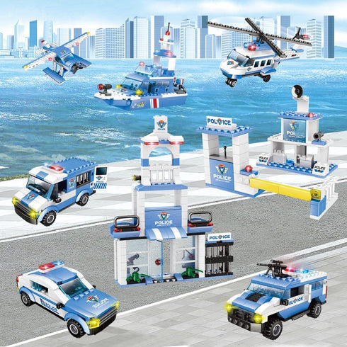 Police Building Block Kits (LX.A322.3)...