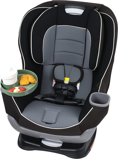 Travel Tray Round, USA Made Easily Convert Your existing Cup Holder to a Tray and Cup Holder for use in a Car Seat, Booster, Stroller, Golf Cart a...