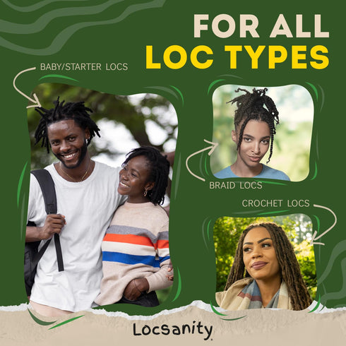 Locsanity Daily Moisturizing Spray for Dull, Dry Locs – Trial Size Passion Fruit Hair and Scalp Moisturizer for Dreadlocks, Sisterlocks, Microlock...