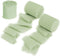 DORIS HOME 3 Rolls 2"x7Yd Fringe Chiffon Ribbon for Flower Bouquet, Handmade Sage Green Ribbon for Gift Wrapping, Frayed Edge Ribbon for Crafts, D...