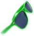 Retro Style Sunglasses - Bright Neon or Solid Colors with Classic 80's Style Design (Neon Green)...