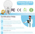hansang A15 LED E26 Small Light Bulb, Daylight 5000K, 60Watt Equivalent Ceiling Fan Light Bulbs, E26 Standard Base Appliance Light Bulb, 600 Lumen...