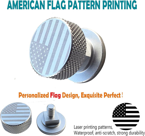 Welding Hood Pipeliner Helmet Fasteners-1Pair Silver Aluminum Helmet Pipeliner Headgear Replacement Parts Accessories Screws Flip Hood, Anti-Rust ...