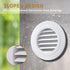 2 Packs Soffit Vents 3 Inch Vent Cover - Round Vent Cover with Built-in Fly Screen, ABS Air Exterior for Living Room Bathroom Office Home Ventilat...