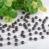 10mm 100pcs Natural Stone Beads Garnet Round Genuine Stone Beading Loose Gemstone Hole Size 1mm DIY Charm Smooth Beads for Bracelet Necklace Earri...