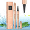 2Pcs Magic Eyebrow Pencil, 3D Waterproof Microblading Eyebrow Pen 4 Fork Tip Tattoo Pencil, Natural Makeup Fine Stroke Eyebrow Pencil Dark Brown B...