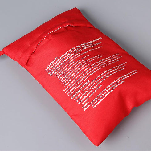 2 Pack Premium Microwave Potato Bags, Reusable Baked Potato Microwave Bag for Perfectly Cooked Potatoes, Red...