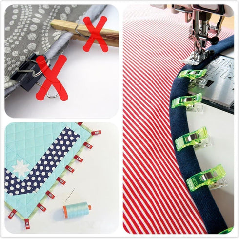 HONEYSEW Bias Tape Maker 6MM 12MM 18MM 25MM with Binder Foot Bradawl Quilting Clips Sewing Pins Kit (BTM-S2)...