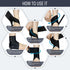 Ultra Thin Ankle Wraps Ankle Brace for Men ? Women, Adjustable Ankle Straps for Arch, Sprained Foot, Tendinitis, Football, Basketball, Running?Azu...