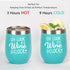 Oh Look It's Wine O'Clock - Stainless Steel Wine Tumbler with Lid, Funny Wine Gifts for Women Mom Grandma Sister Coworkers, Stemless Insulated Tum...