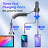 66W High-Speed Car Charger - 5-Port Fast Charging Hub with PD & QC3.0, Universal Compatibility for iPhone 15/14/13/12/11, Samsung Galaxy S23/S22/S...