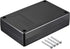 MECCANIXITY Waterproof Junction Box 125x80x32mm ABS for Electrical Project Black...