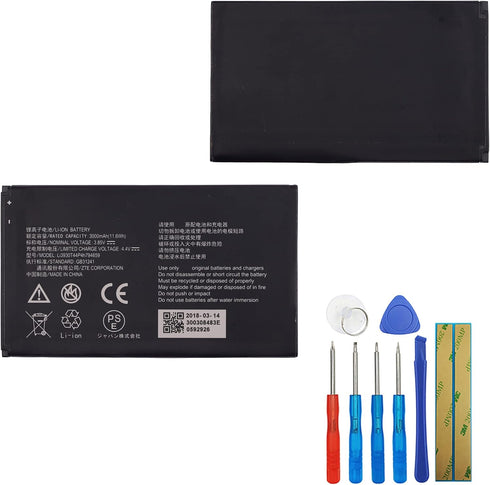 New Replacement Battery Li3930T44P4h794659 Compatible with ZTE MF985 AT&T Velocity 2 Hotspot...