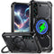 CCSmall Samsung Galaxy S21+ Plus Case Compatible for Magsafe, Ultimate Protection Armor with Ring Holder Fit for Magsafe Wireless Charger Phone Ca...