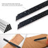 FOSHIO 100PCS 60 Degree Blades Carbon Steel Snap Off Blades 9mm for Box Cutters Utility Knife Universal Art Knife Replacement Black Blades...