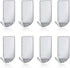 Adhesive Hooks Wall Hooks Hangers Heavy Duty Waterproof Stainless Steel Sticky Hanger Hook for Kitchen Utensils, Keys, Robe, Coat, Towel, Bags-Bat...